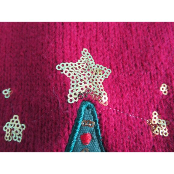 Love In Faith Ugly Christmas Tree Sweater Womans 2XL Isaiah 9:6 NWT - Picture 8 of 12